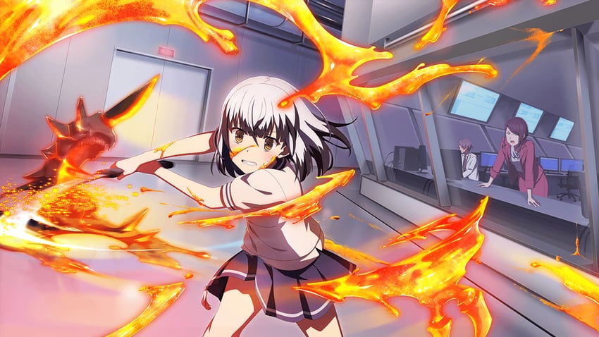 satsuki yomi, aratama, and takatsu yukina (toji no miko and 1 more)
