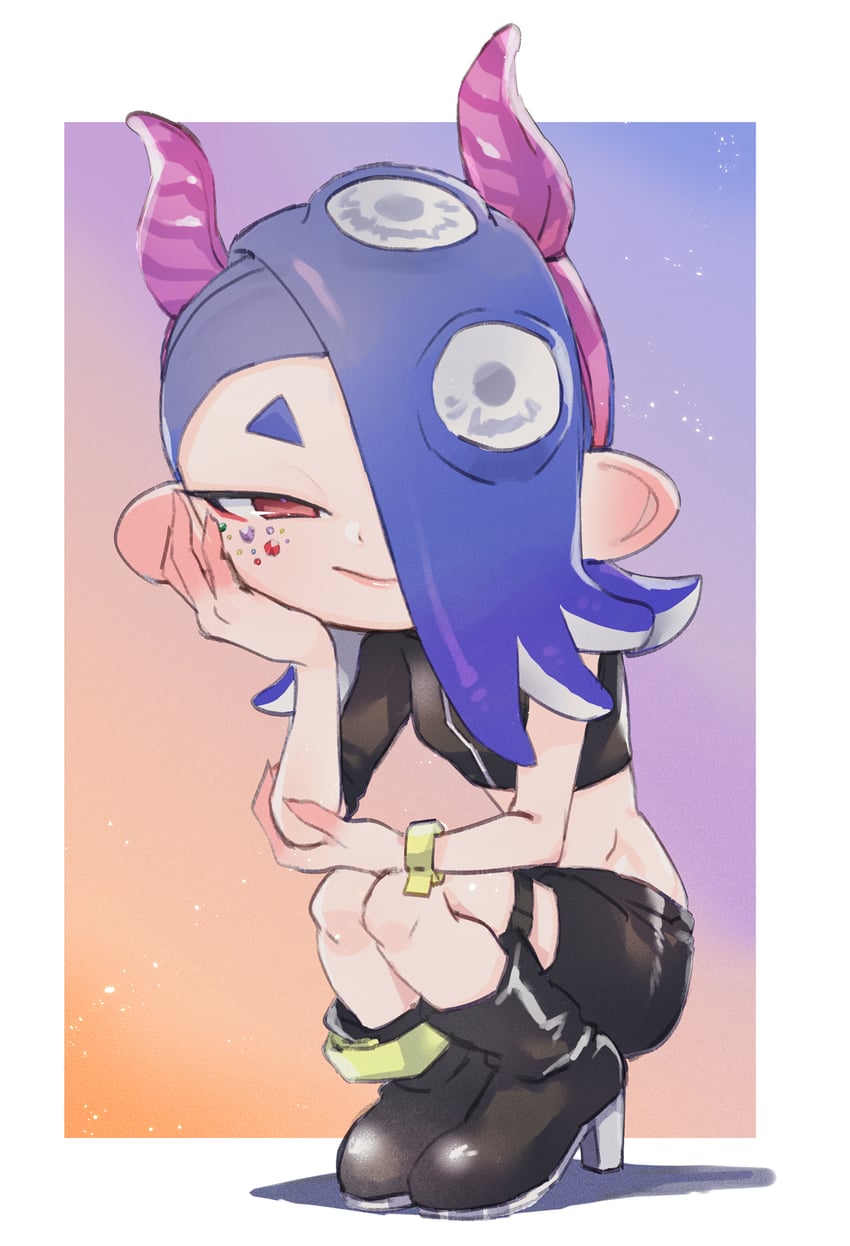 shiver and agent 8 (splatoon and 1 more) drawn by utfu333