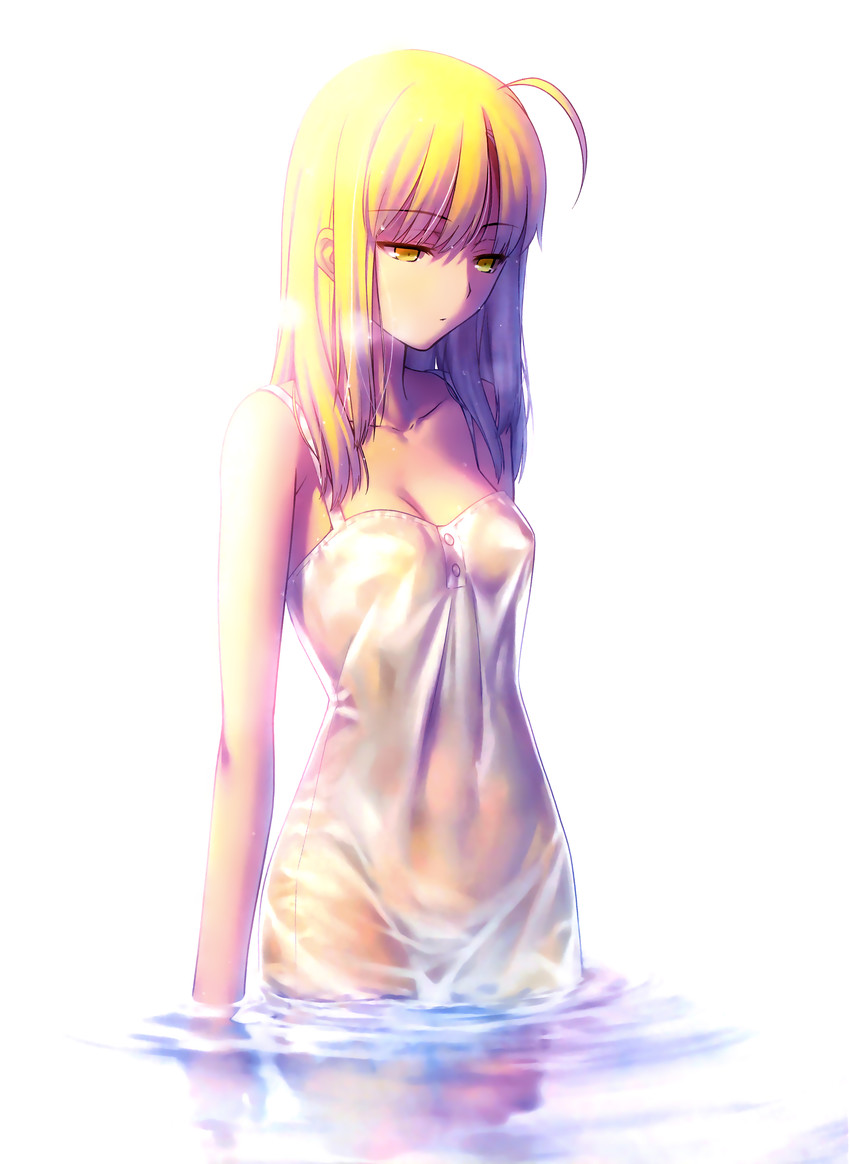 artoria pendragon and saber (fate and 1 more) drawn by takeuchi_takashi