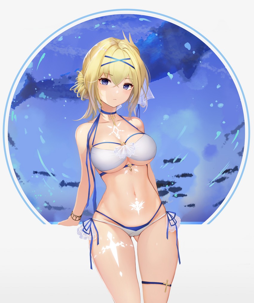 jeanne d'arc (azur lane) drawn by dori_(9720xyz)