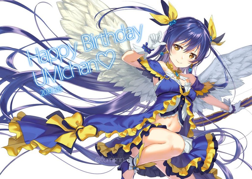 sonoda umi (love live! and 1 more) drawn by tomiwo