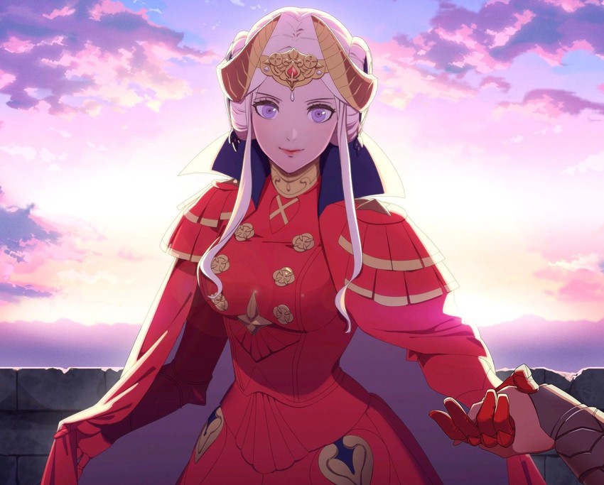 female byleth and edelgard von hresvelg (fire emblem and 1 more) drawn by emika_(ww66229393)