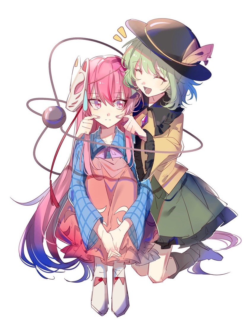 komeiji koishi and hata no kokoro (touhou) drawn by aibivy