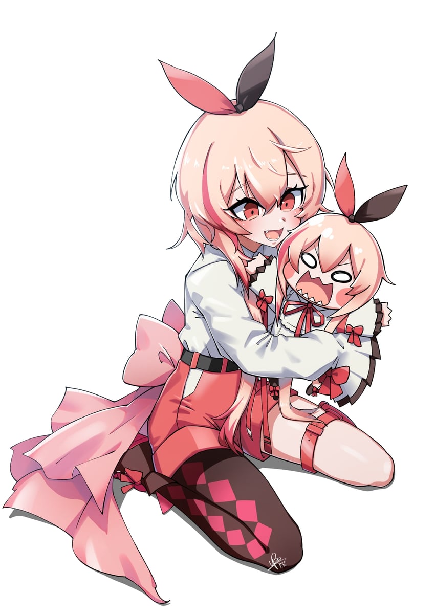 m4 sopmod ii and m4 sopmod ii jr (girls' frontline) drawn by ubo_(dbsgurdbsk)