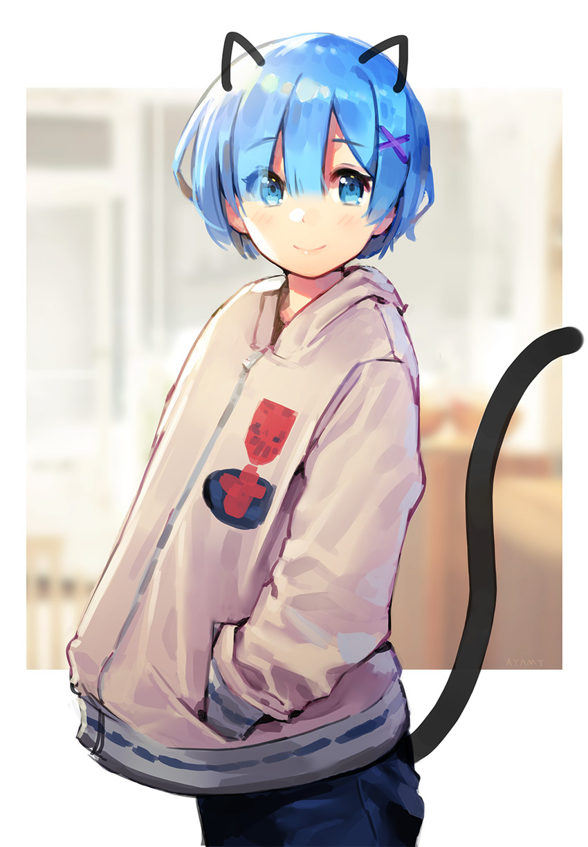 rem (re:zero kara hajimeru isekai seikatsu) drawn by ayamy