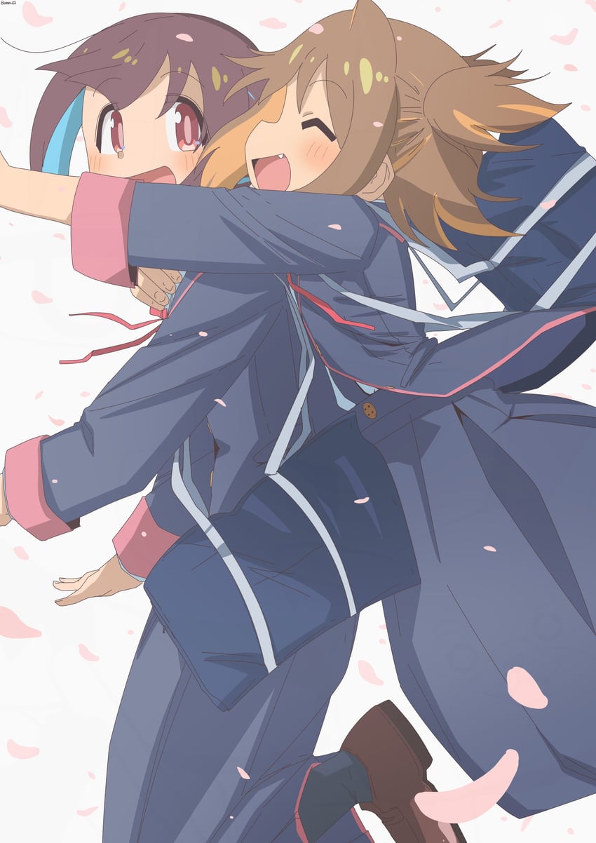 hozuki momiji and oka asahi (onii-chan wa oshimai!) drawn by bambi2000line
