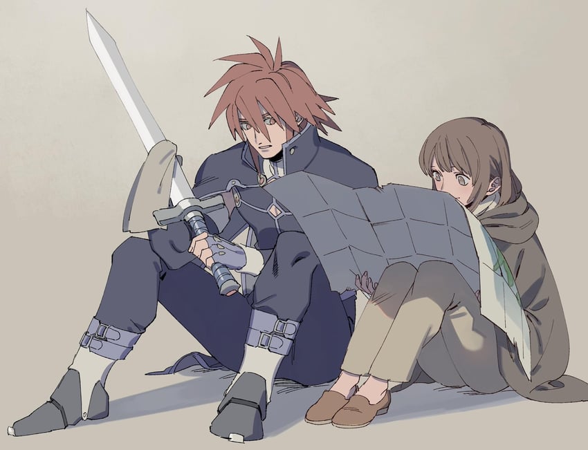 kratos aurion and anna irving (tales of and 1 more) drawn by hcmc3163
