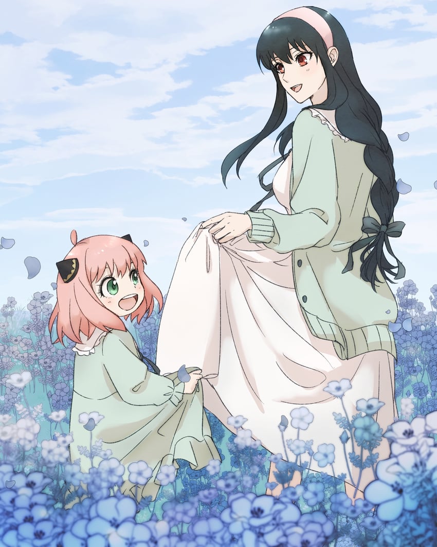 yor briar and anya (spy x family) drawn by tama_._kogifu