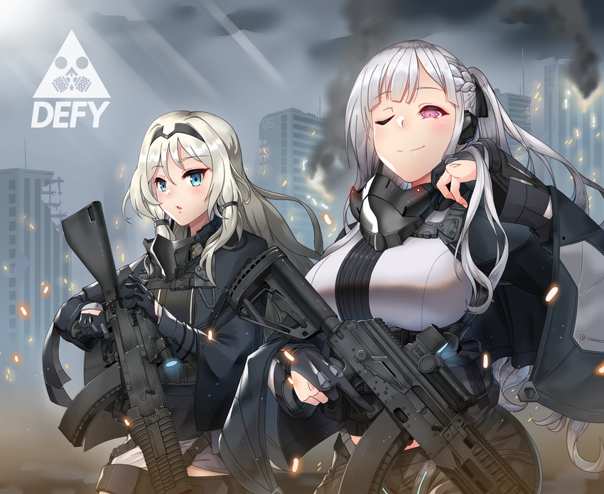 ak-12 and an-94 (girls' frontline) drawn by hitch_(perotoss)