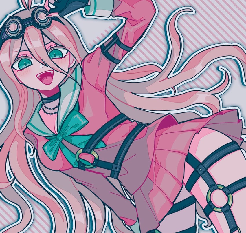 iruma miu (danganronpa and 1 more) drawn by pisapipi
