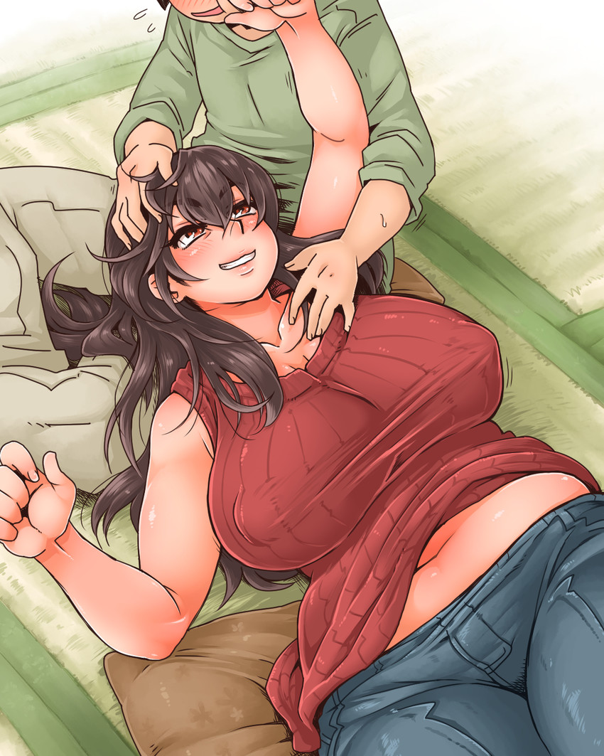 hakurei reimu and kanna (touhou and 1 more) drawn by tobatoinu