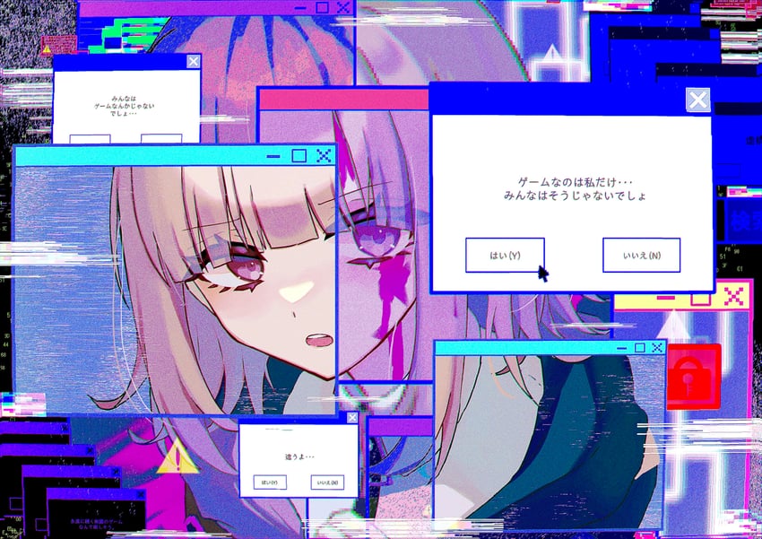 nanami chiaki (danganronpa and 2 more) drawn by donburi_(minami_don)