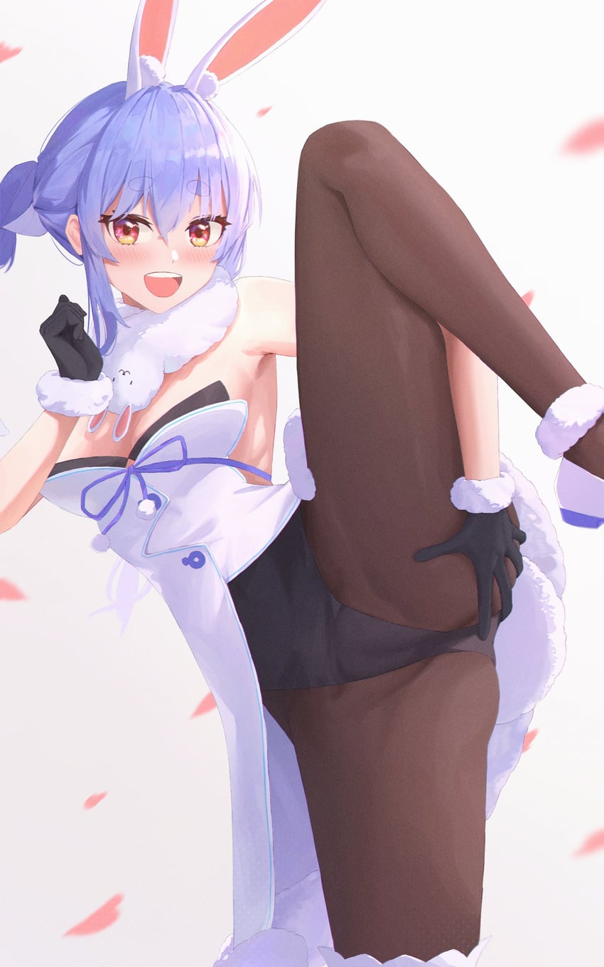 usada pekora and don-chan (hololive) drawn by zetacat