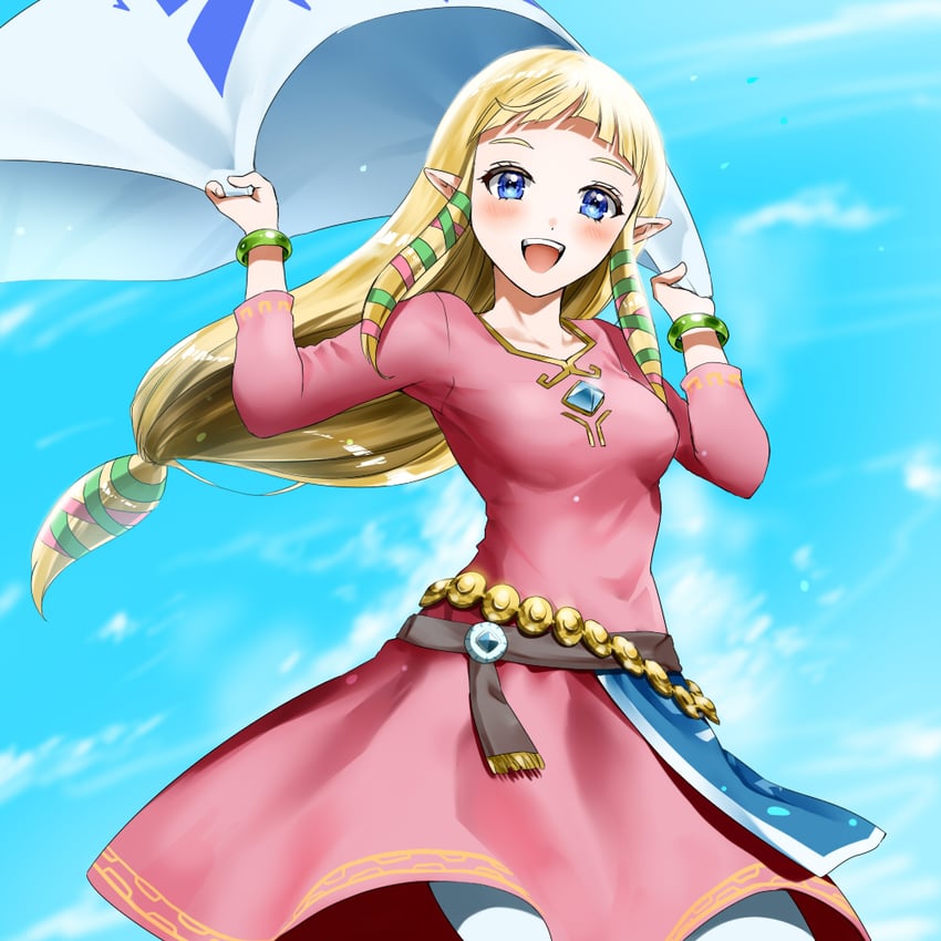 princess zelda (the legend of zelda and 1 more) drawn by wasabi_(legemd)