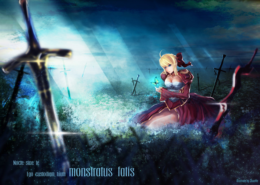 nero claudius (fate and 1 more) drawn by zhaohe
