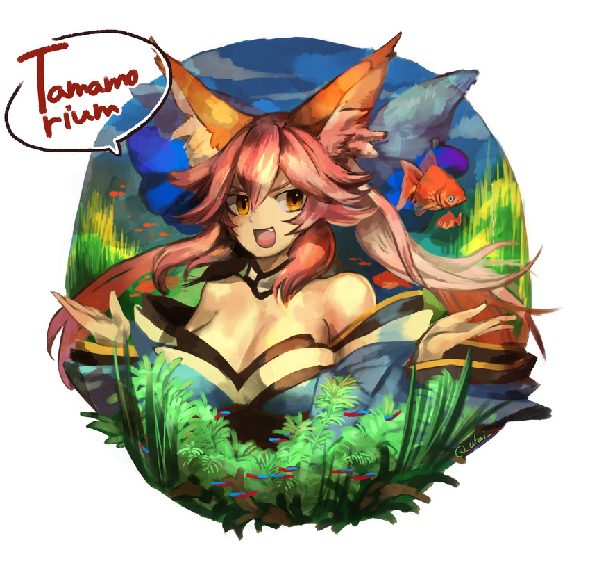 tamamo and tamamo no mae (fate and 1 more) drawn by ukai_(negi_wolf)