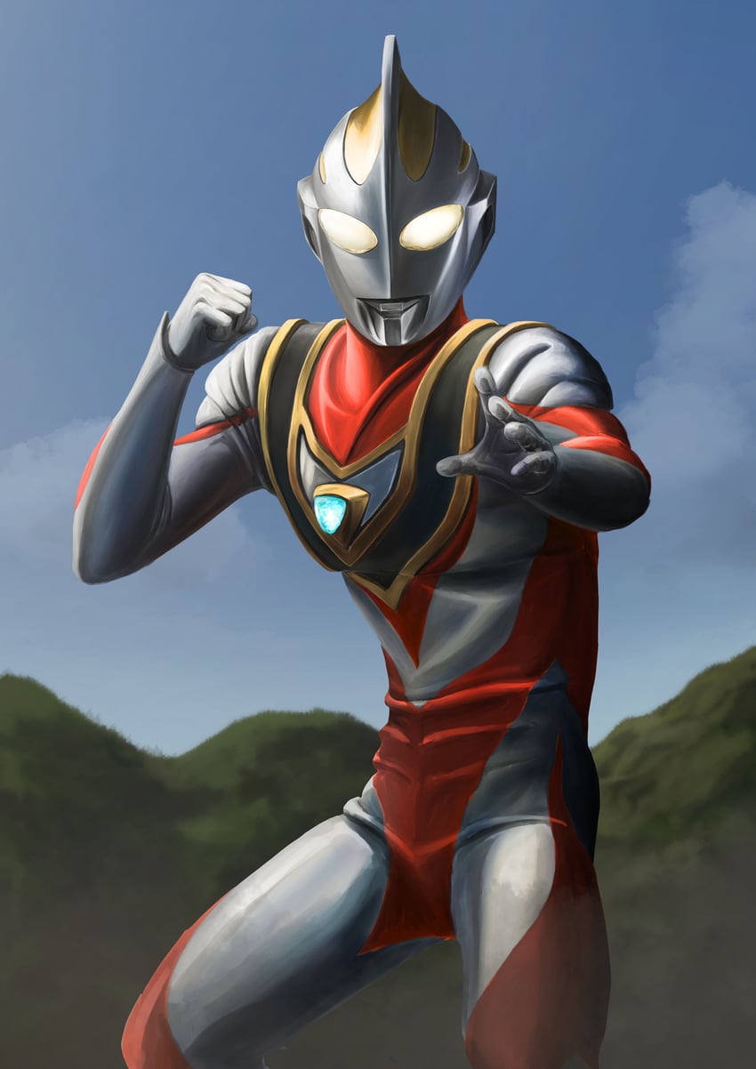 ultraman gaia (ultra series and 1 more) drawn by gattyo