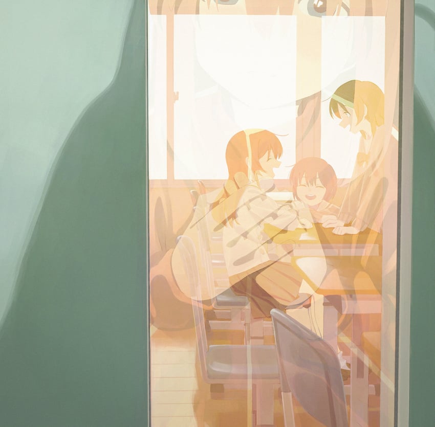 gotoh hitori, kita ikuyo, ijichi nijika, and yamada ryo (bocchi the rock!) drawn by jiankun_yu