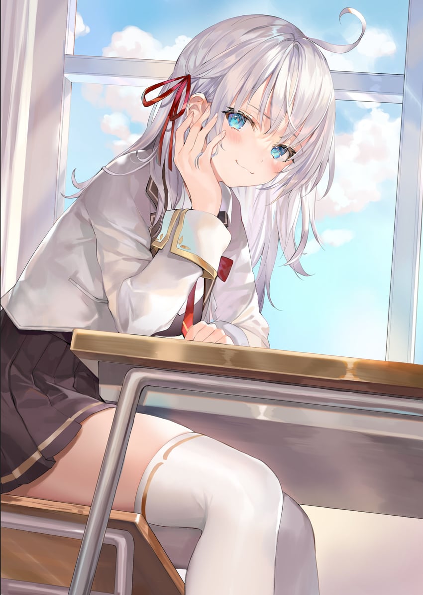 alisa mikhailovna kujou (tokidoki bosotto roshia-go de dereru tonari no alya-san) drawn by momoko_(momopoco)