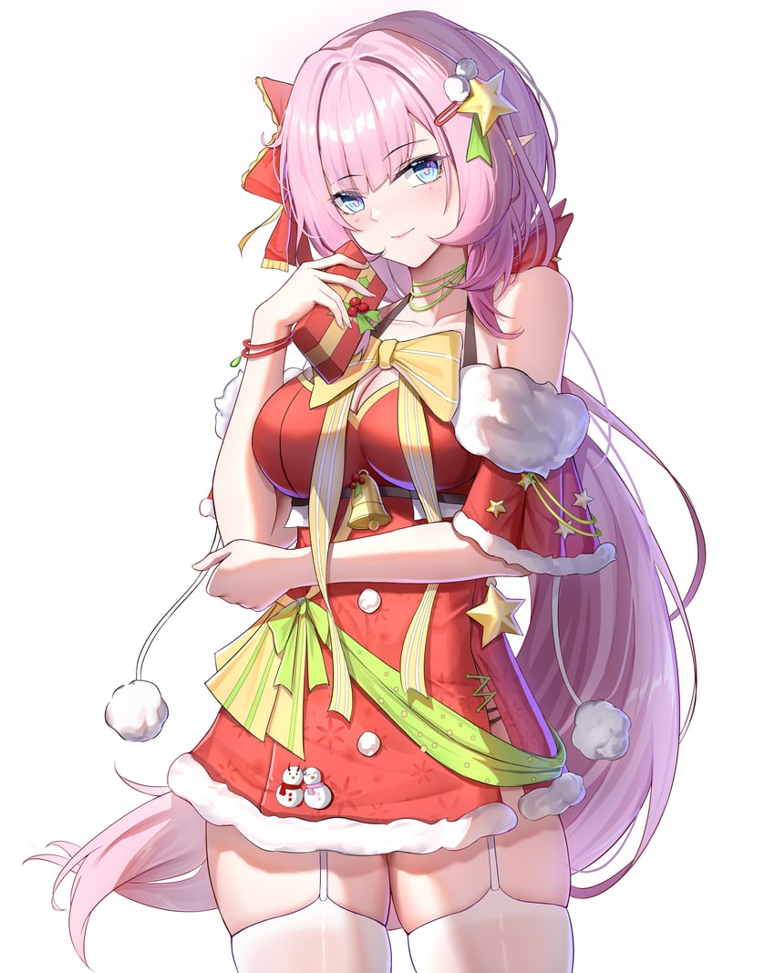 elysia (honkai and 1 more) drawn by ying_ling