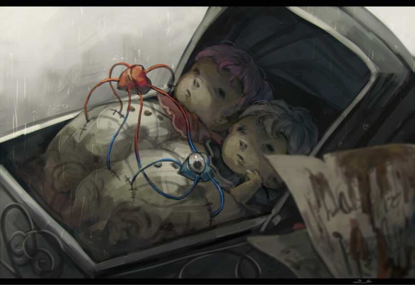 komeiji koishi and komeiji satori (touhou) drawn by koto_inari