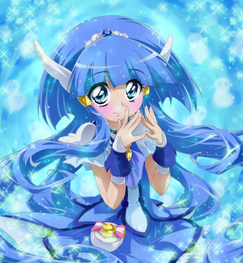 aoki reika and cure beauty (precure and 1 more) drawn by tisk