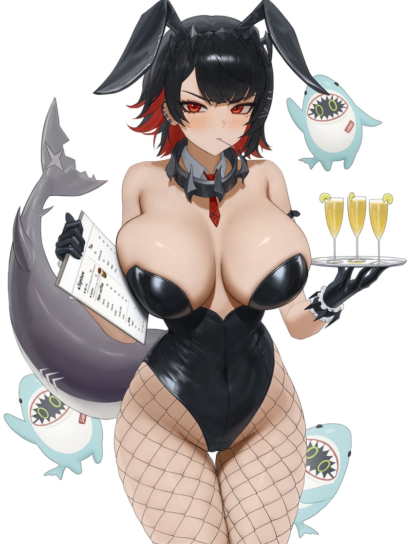ellen joe and sharkboo (zenless zone zero) drawn by heine_(haloo1101)