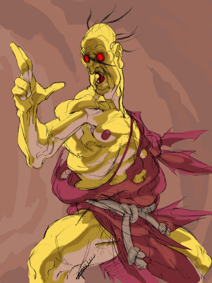 oro (street fighter and 1 more) drawn by nishimura_kinu