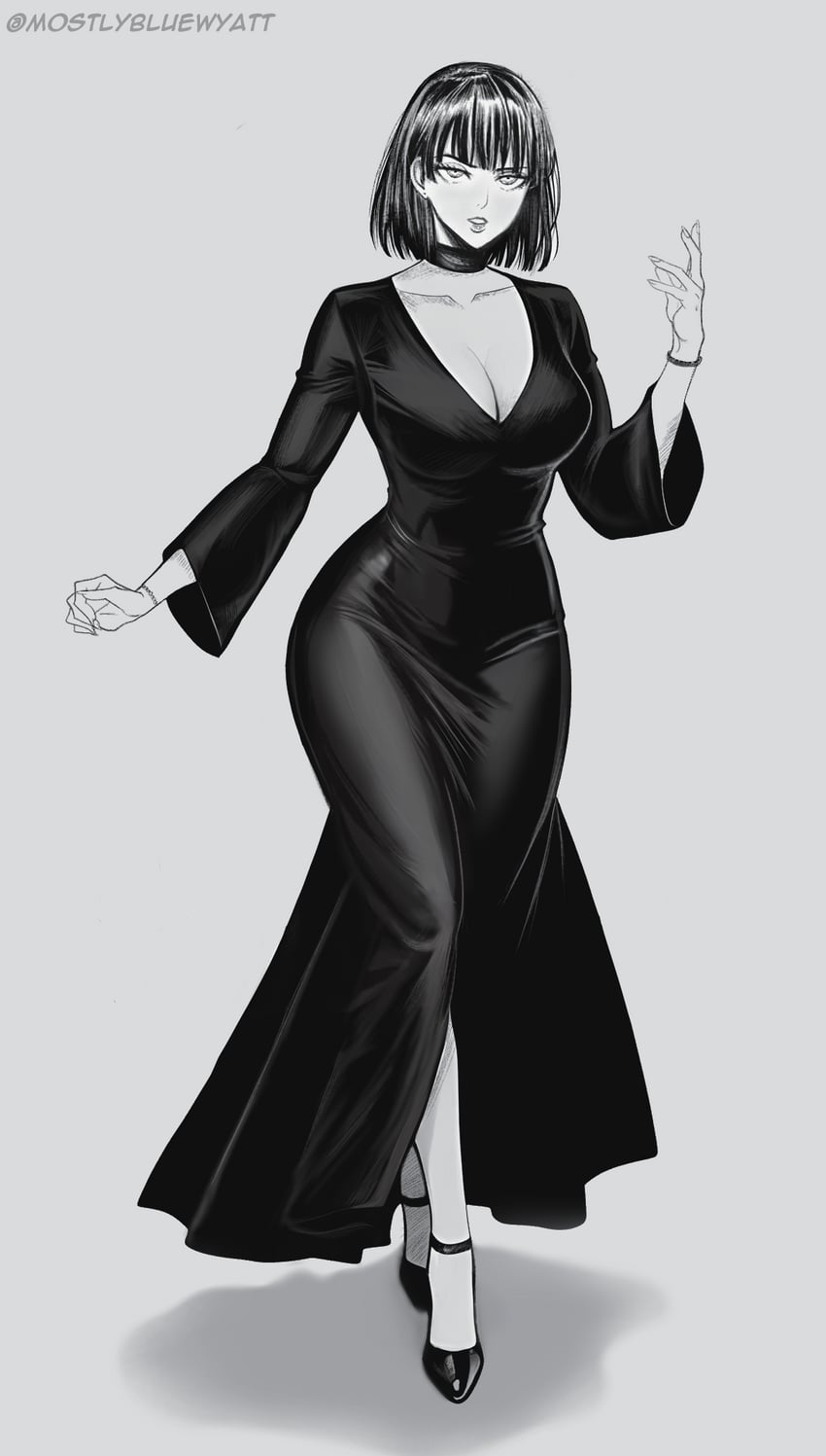 fubuki (one-punch man) drawn by mostlybluewyatt