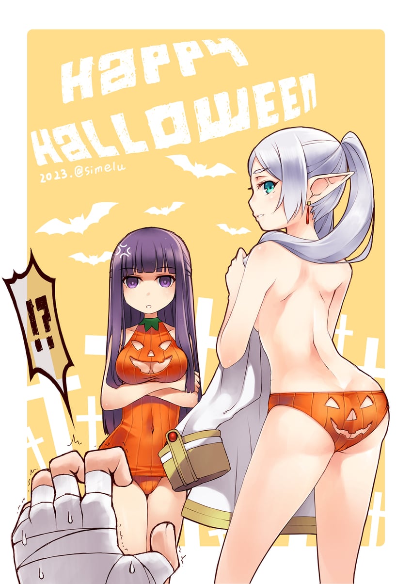 frieren, fern, and stark (sousou no frieren) drawn by simelu