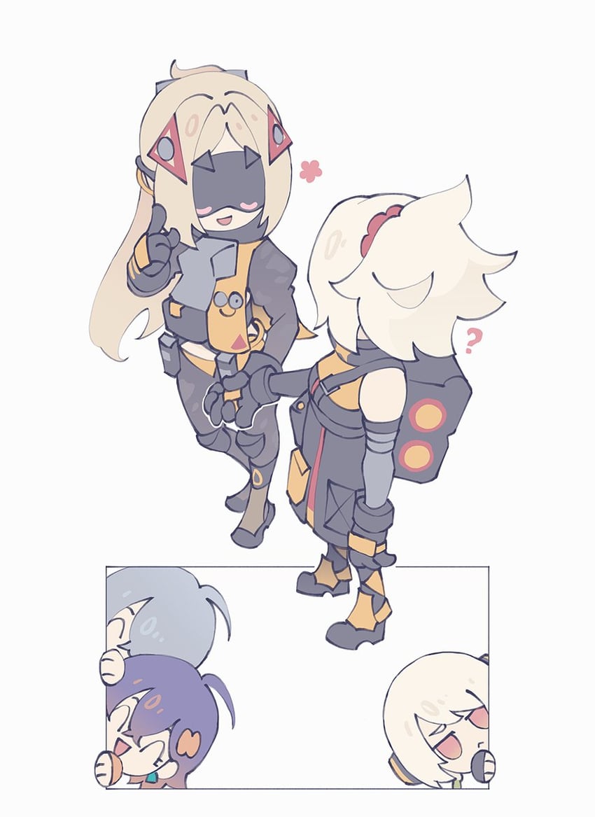 belle, wise, anby demara, trigger, and soldier 11 (zenless zone zero) drawn by ranta000