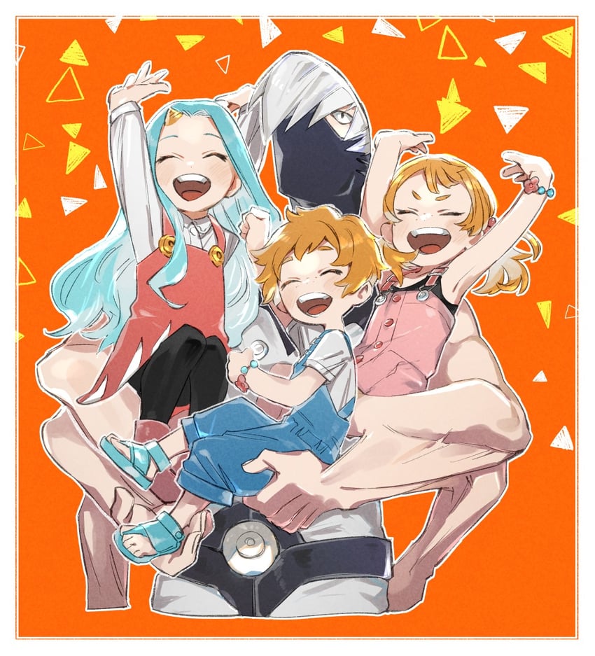 eri, shoji mezo, shimano katsuma, and shimano mahoro (boku no hero academia) drawn by yuu_yuugekisyu