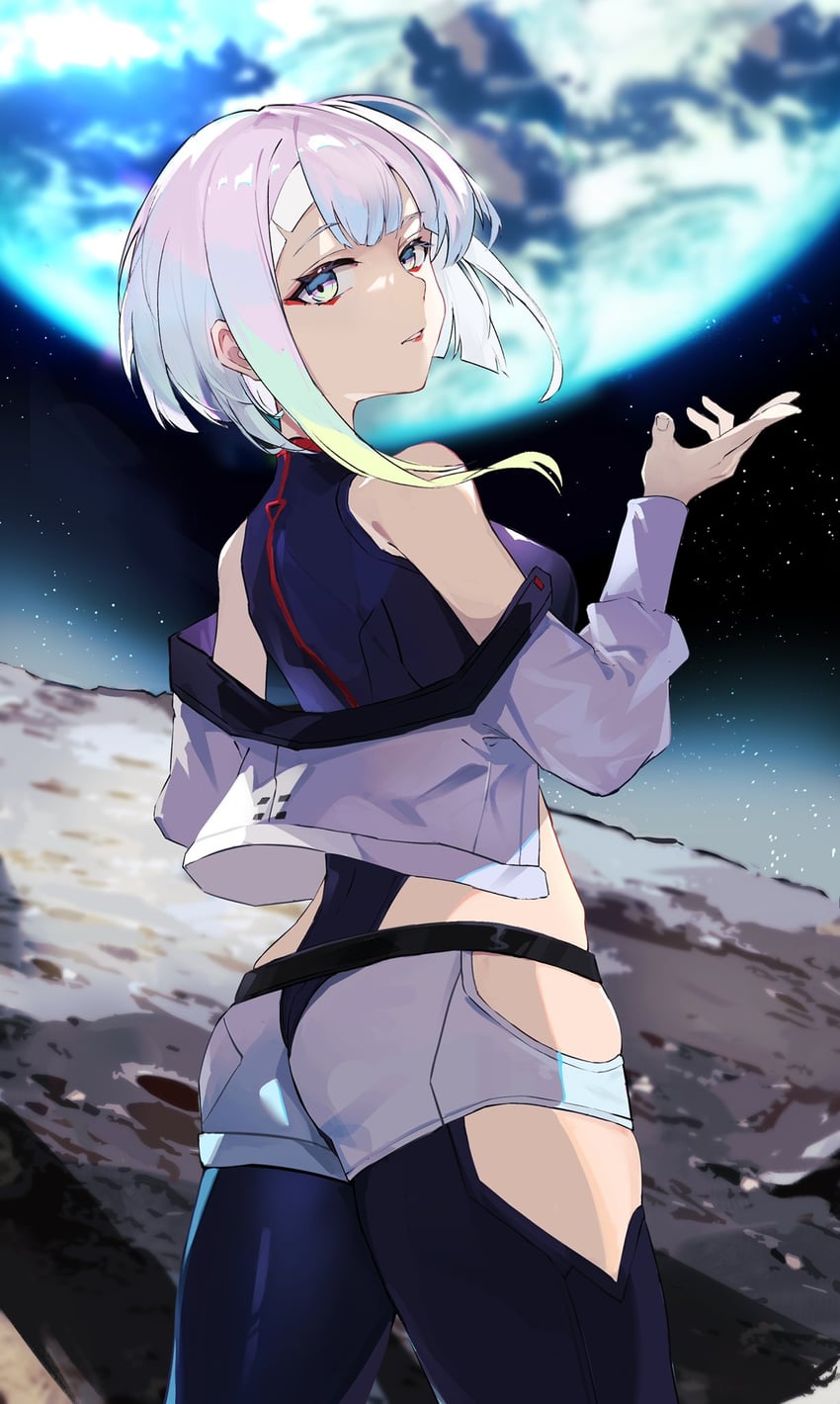 lucy (cyberpunk and 1 more) drawn by chenmu_sora