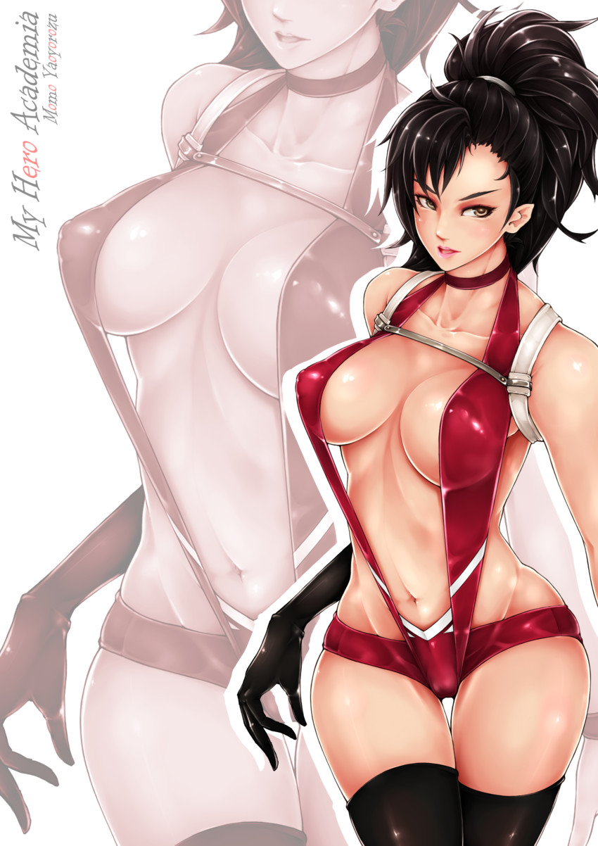 yaoyorozu momo (boku no hero academia) drawn by zettai_muri_no_akira