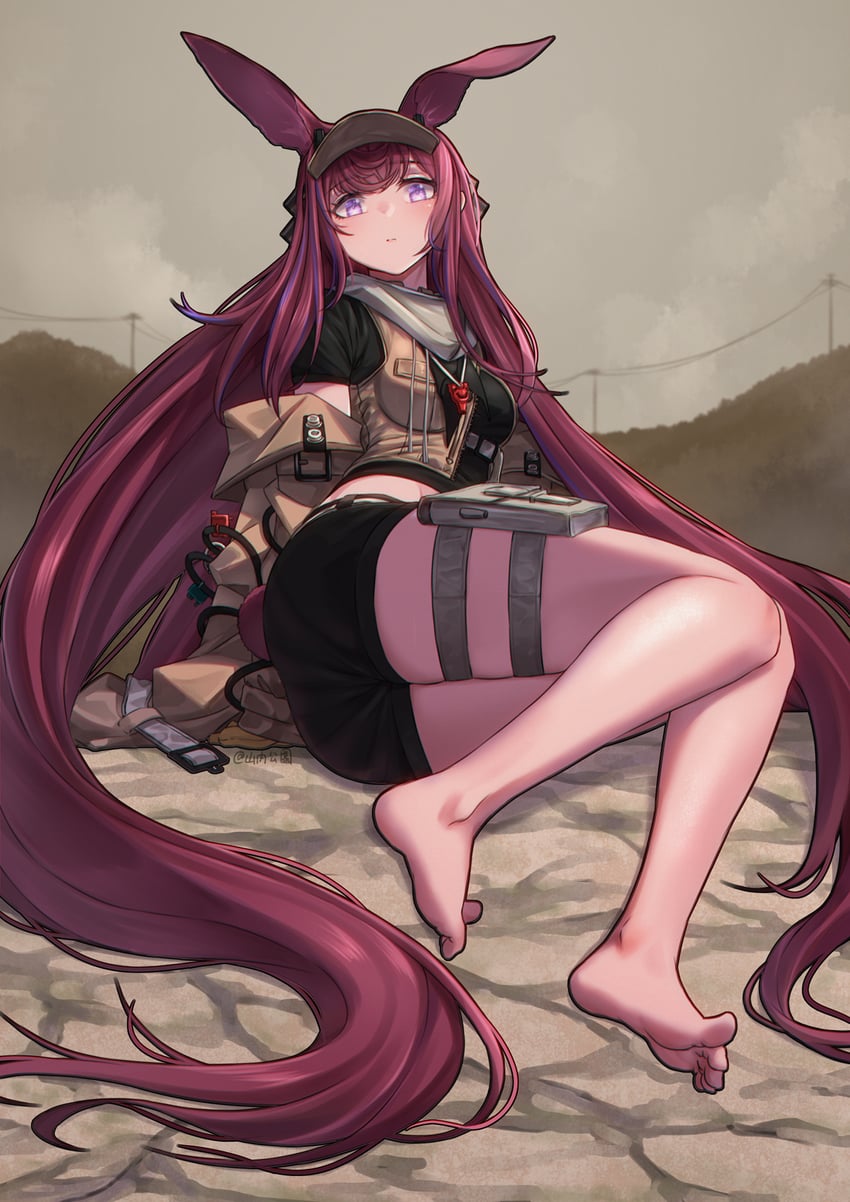 ray (arknights) drawn by yamauchi_(conan-comy)