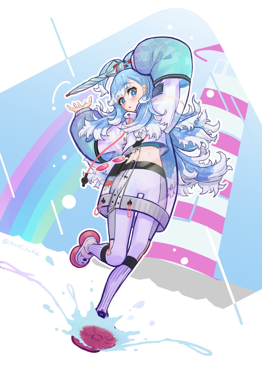kobo kanaeru (hololive and 1 more) drawn by null_suke