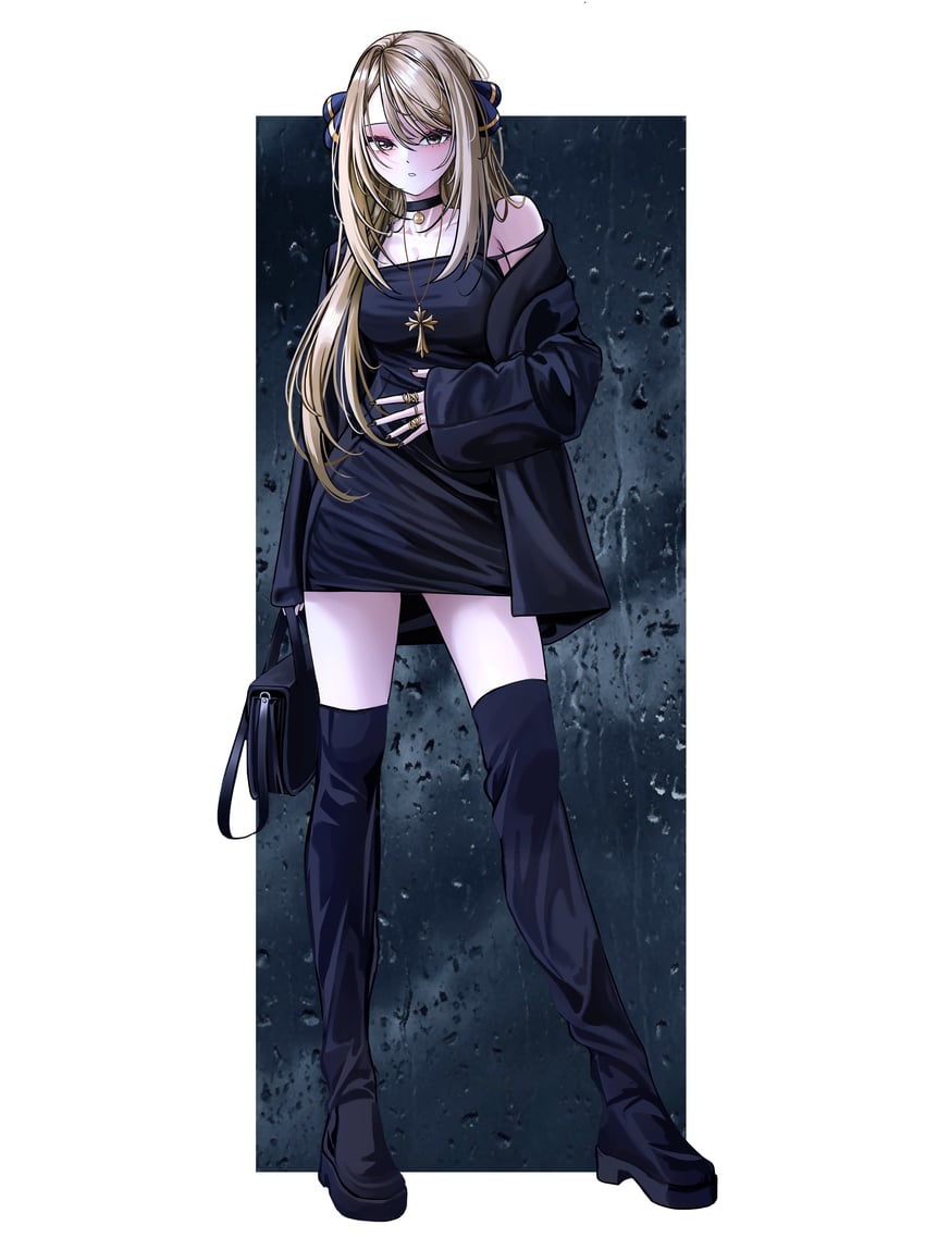 cynthia (pokemon and 1 more) drawn by dorosi033