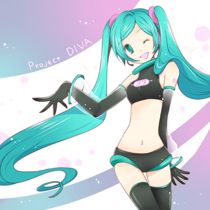 hatsune miku (vocaloid and 2 more) drawn by matsyumaro
