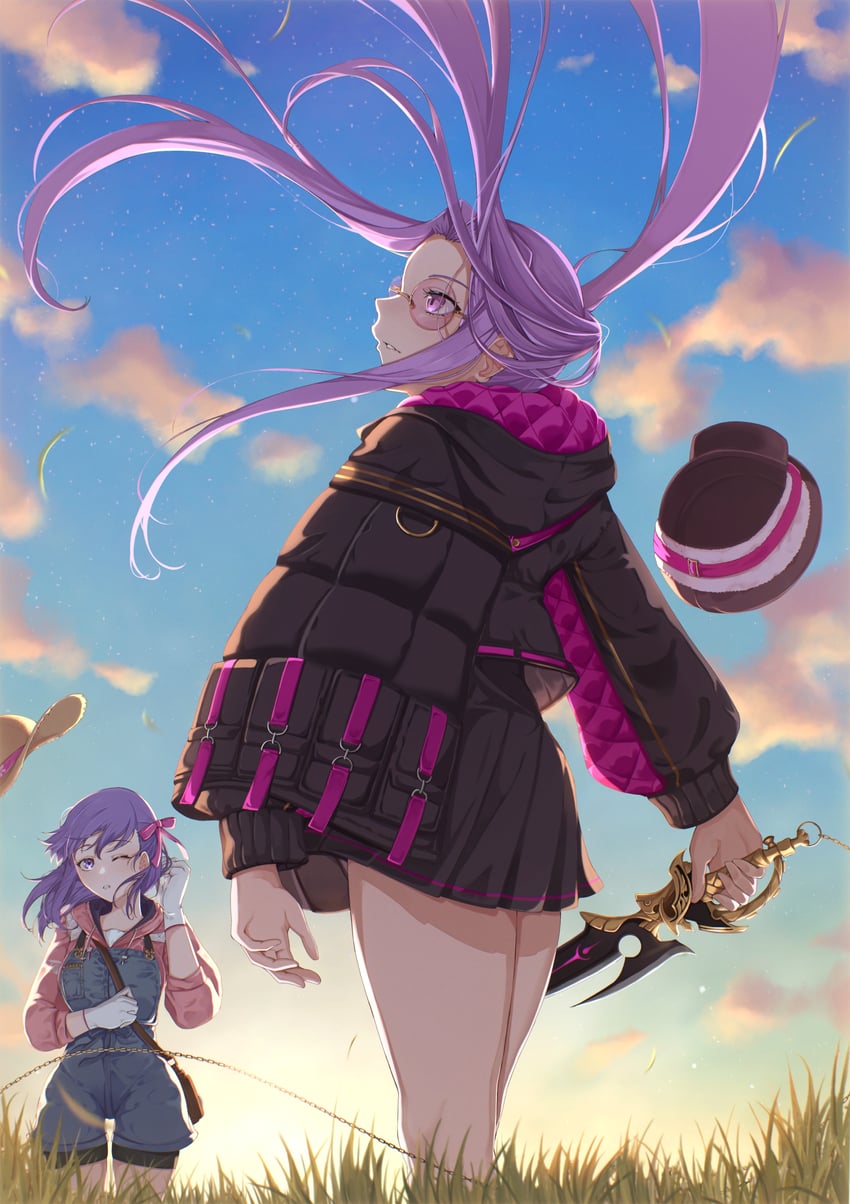matou sakura, medusa, and sakura (fate and 1 more) drawn by nikumaki43