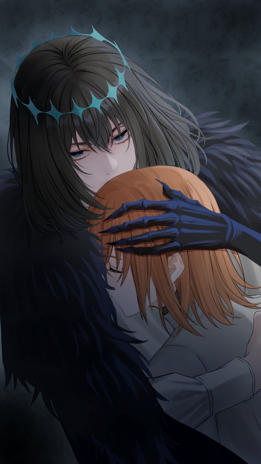 fujimaru ritsuka and oberon (fate and 1 more) drawn by fujishiro_(sgas)