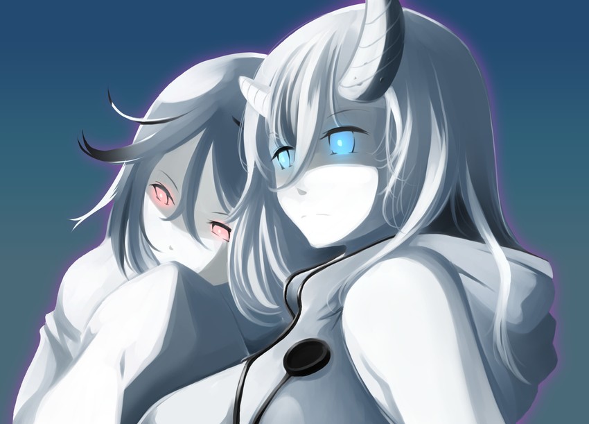 heavy cruiser princess and abyssal mediterranean princess (kantai collection) drawn by kawamura_tsukasa