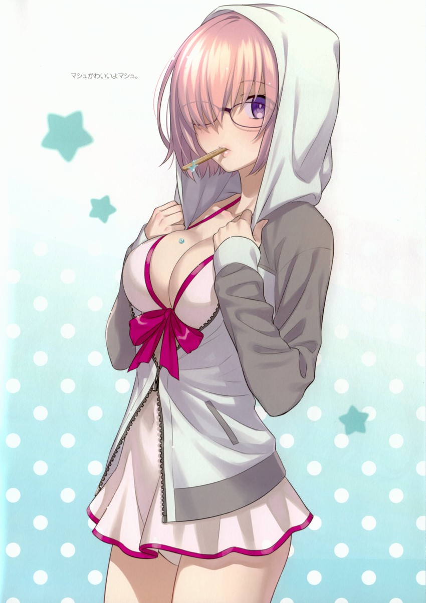 mash kyrielight (fate and 1 more) drawn by morikura_en