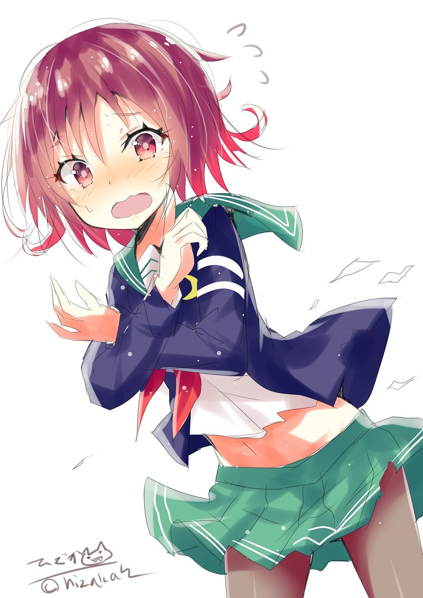 mutsuki and mutsuki kai ni (kantai collection) drawn by hizaka