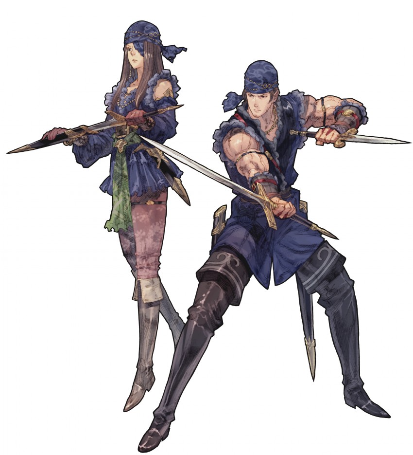 rogue (tactics ogre) drawn by masao_tsubasa and yoshida_akihiko