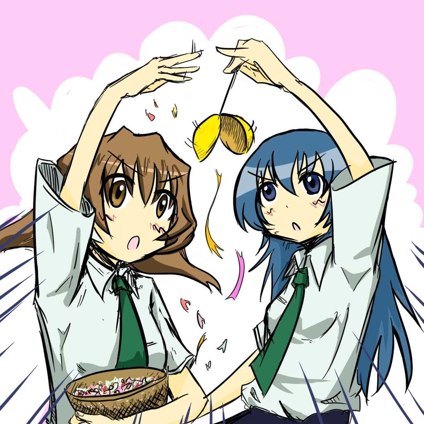 tanabe ryou and himuro fuu (sketchbook full colors) drawn by takagi_goya
