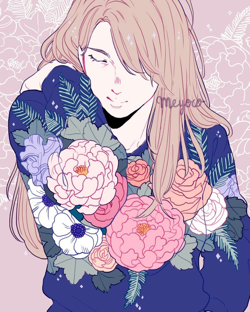 viktor nikiforov (yuri!!! on ice) drawn by meyoco