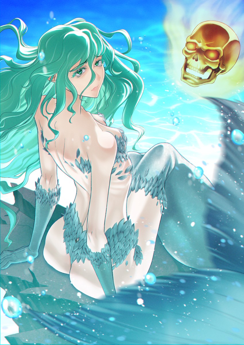 mermaid (shin megami tensei and 1 more) drawn by l2_echo