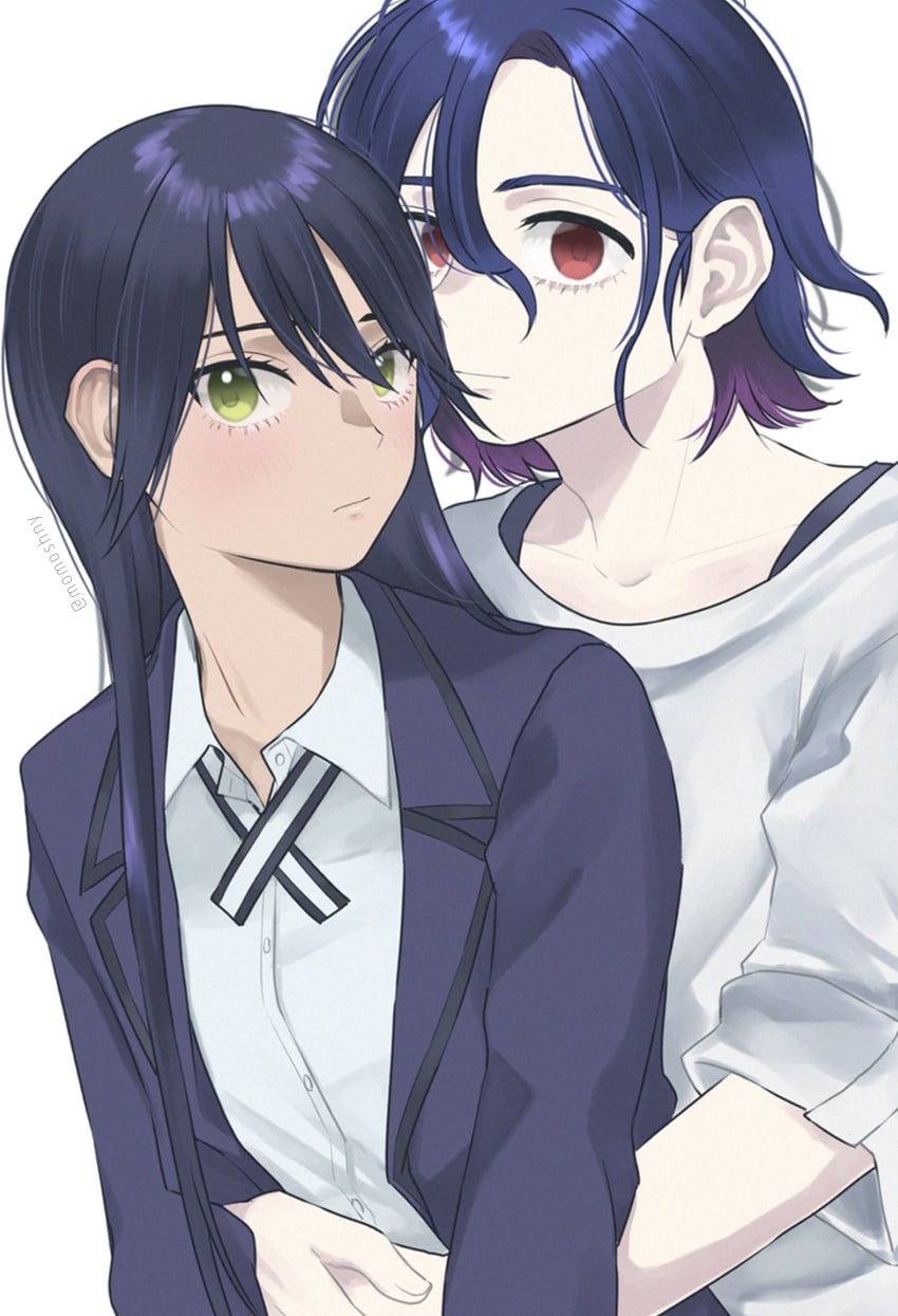 shuji ito and nyaan (gundam and 1 more) drawn by momoshny