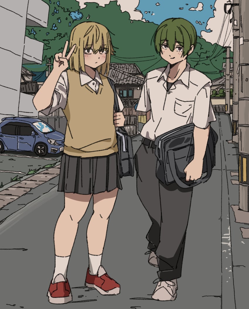 ubel and land (sousou no frieren) drawn by perutore