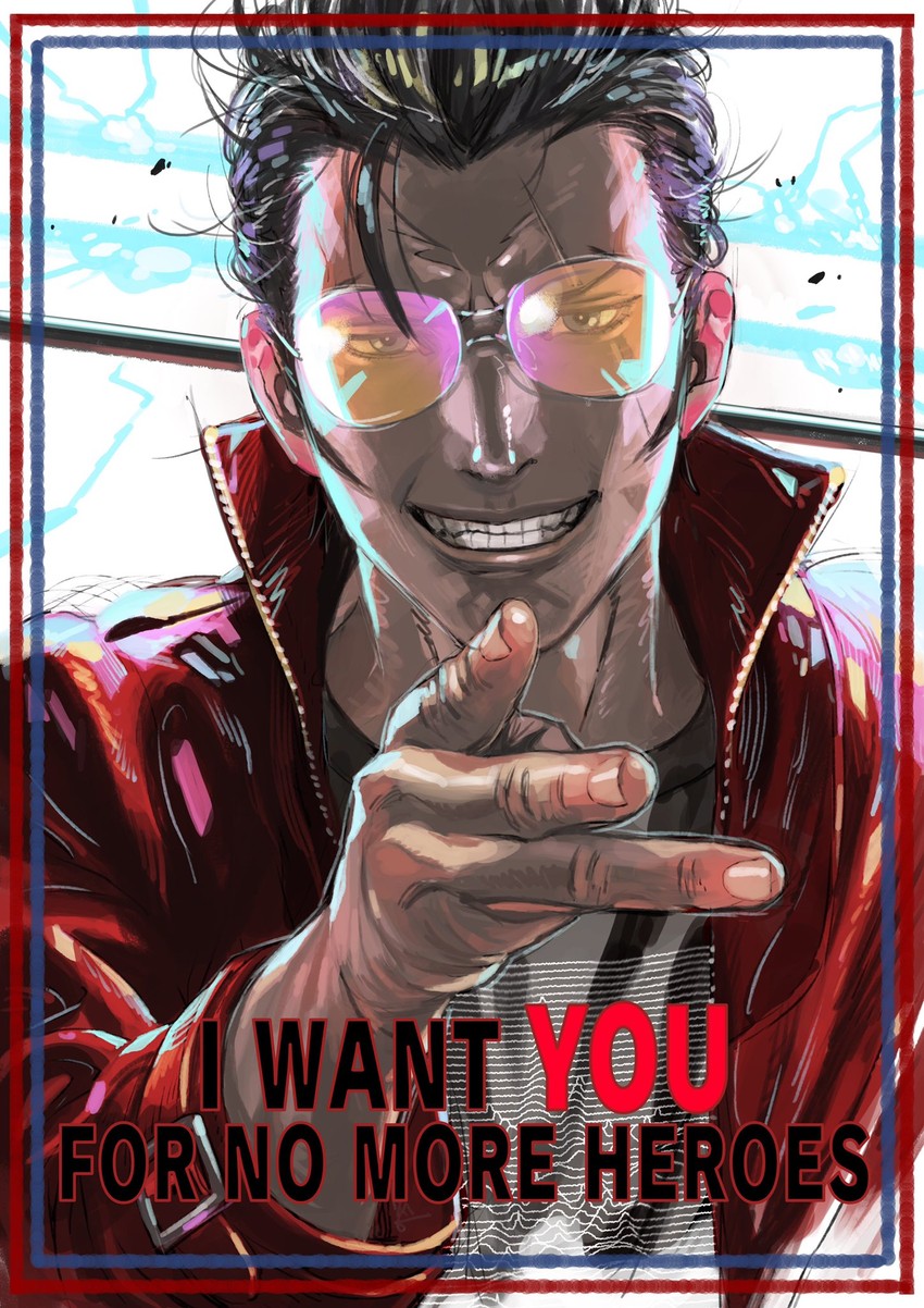 travis touchdown (no more heroes and 1 more) drawn by kozaki_yuusuke